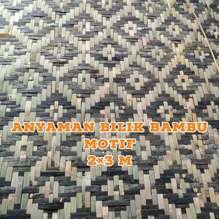 Terlaris Bilik Motif Bilik Bambu Gedek Bambu 23 M