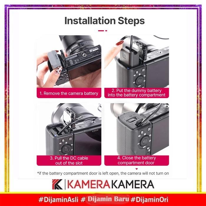 ULANZI NP-FZ100 DUMMY BATTERY COUPLER ADAPTER FOR SONY NP-FZ100