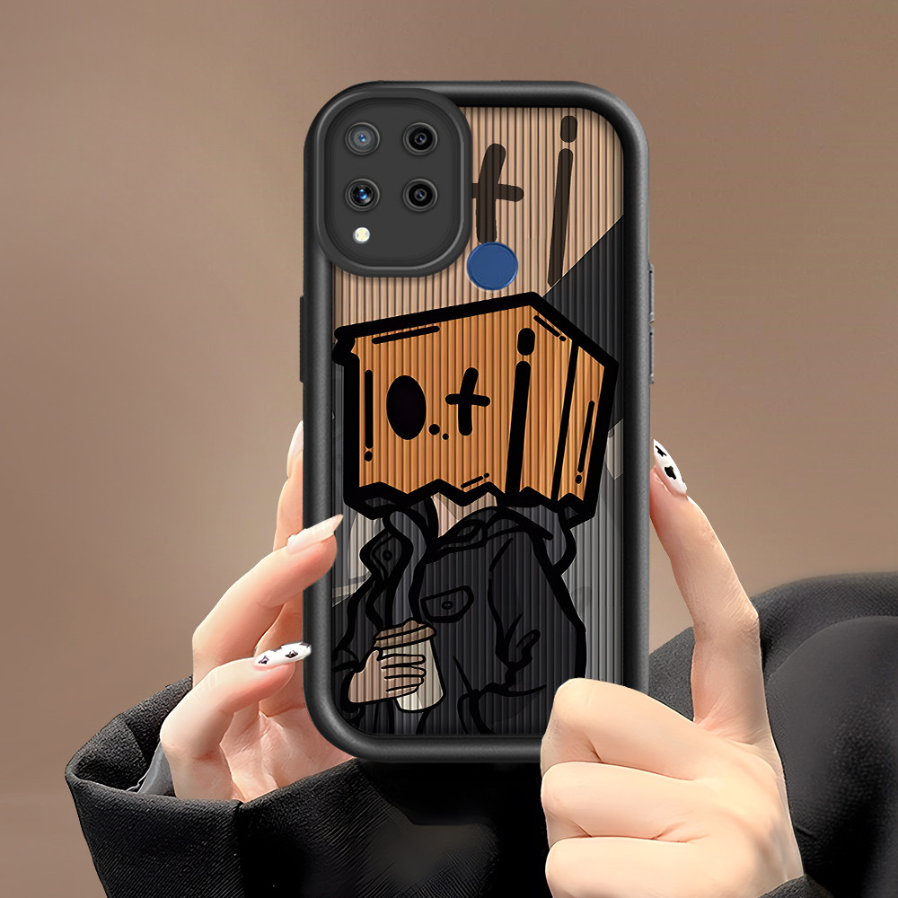 Softcase Kartun Anime Casing For Realme C15 Case Phone Soft Cassing Softcase Kesing DLJ-S2-0207