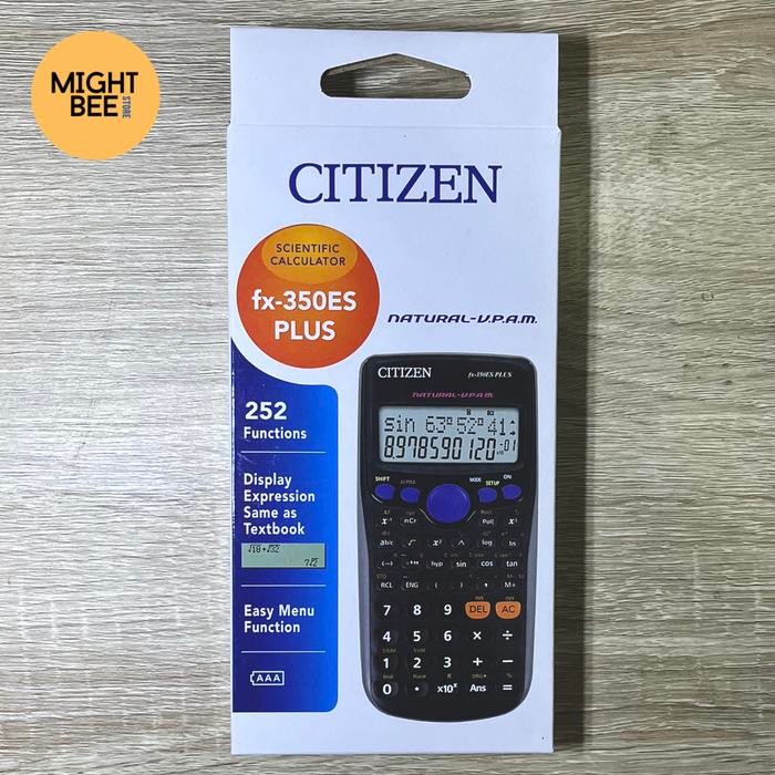 

Kalkulator Scientific Citizen Fx 350Es Plus - Kalkulator Ilmiah/Rumus