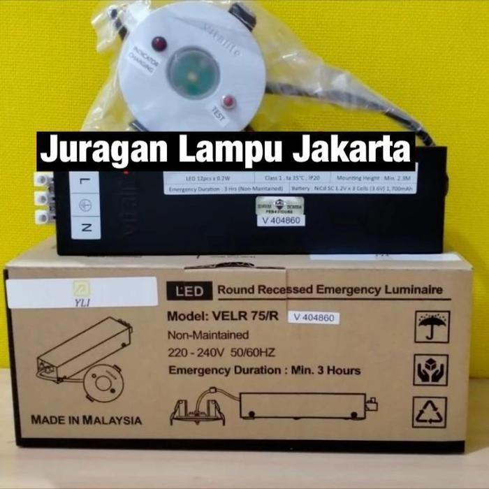 Led Downlight Emergency Vitalite 3W Emergency Lamp 3W