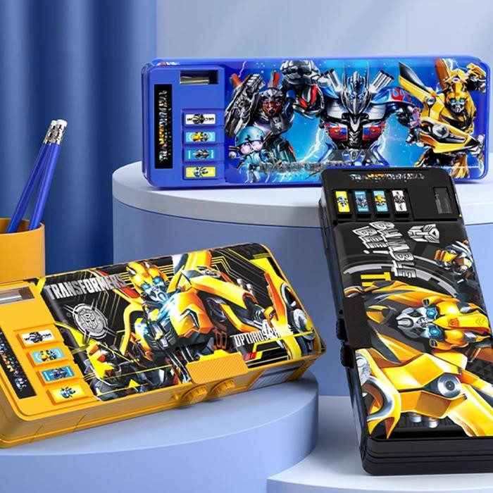 

KOTAK PENSIL MULTIFUNGSI MOTIF KARTUN UNTUK ANAK LAKI-LAKI /TRANSFORMER PASSWORD PENCIL CASE /TEMPAT