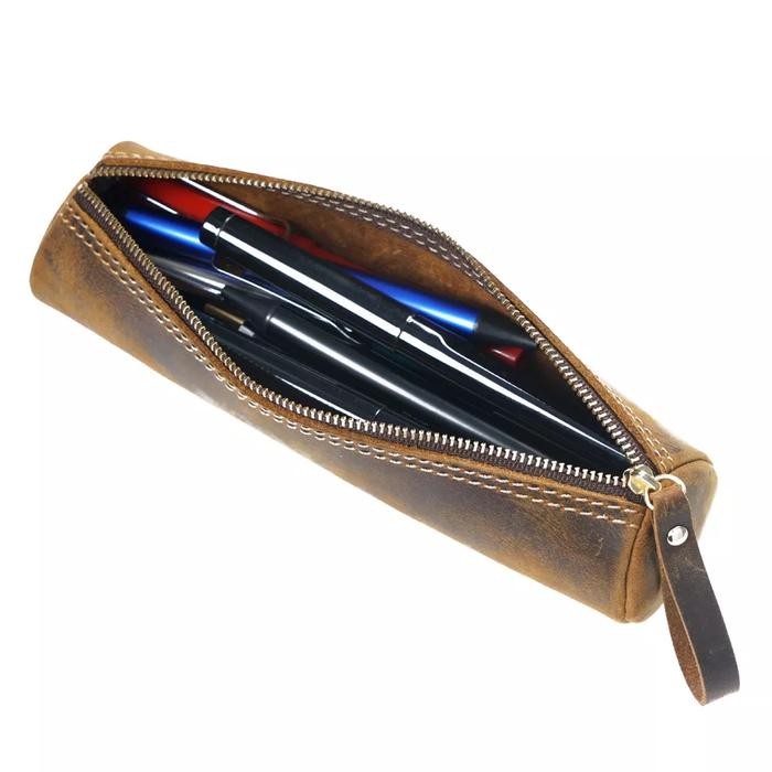 

DOMPET PENSIL KULIT ASLI - TEMPAT PENSIL ASLI KULIT - CASE PENSIL