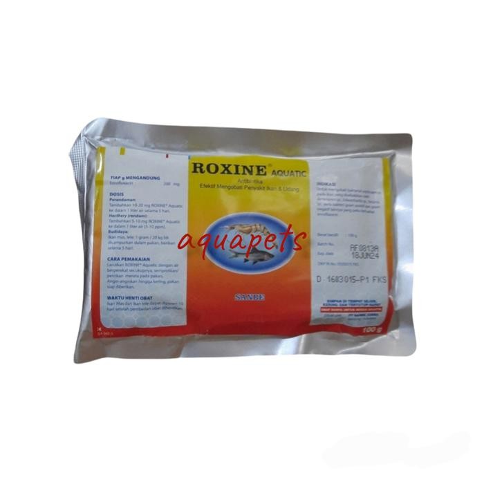 ROXINE AQUATIC SANBE ENROFLOXACIN 100GR