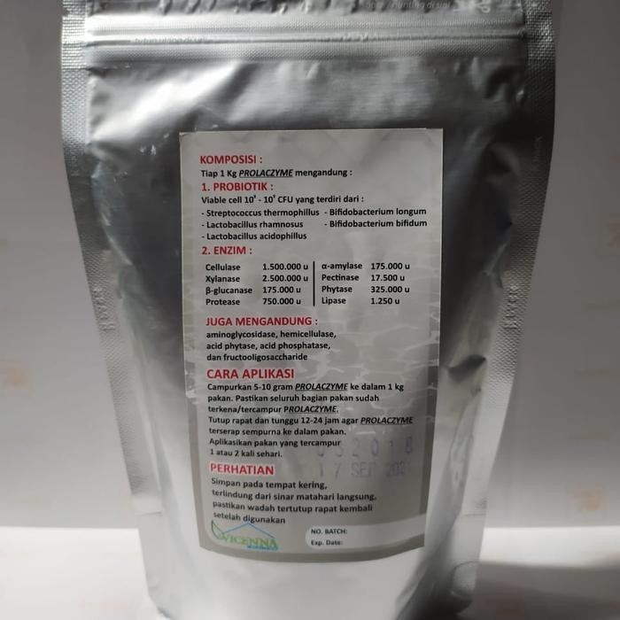 250 GRAM - PROLACZYME PROBIOTIK + ENZIM U/ CAMPURAN PAKAN UDANG IKAN