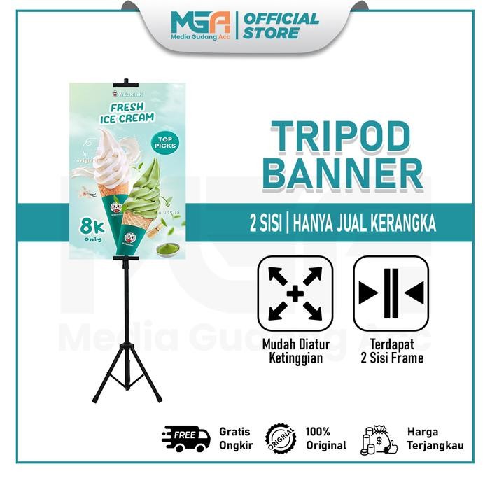 

Tripod Banner / Stand Display / Tiang Iklan Barcode Display Akrilik Terlaris