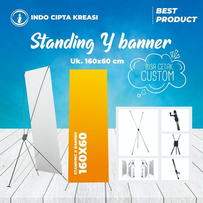 

X Banner / Y Banner + Materi Bahan Flexi China