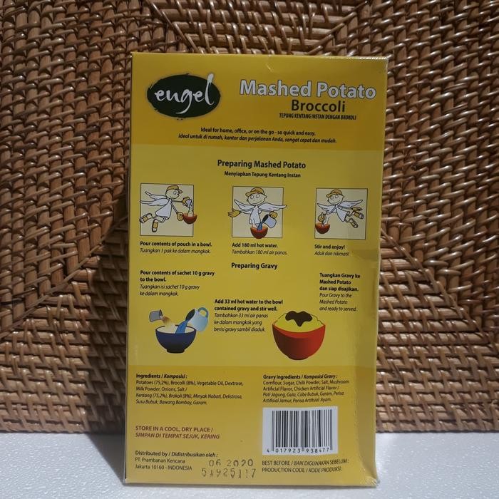 

SALE !!! ENGEL MASHED POTATO BROCCOLI 3'S 45 GR READYY