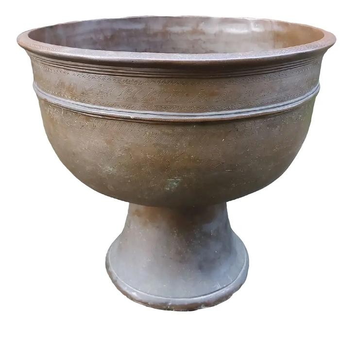 bokor jumbo dari kuningan untuk tempat siraman air Kode 532