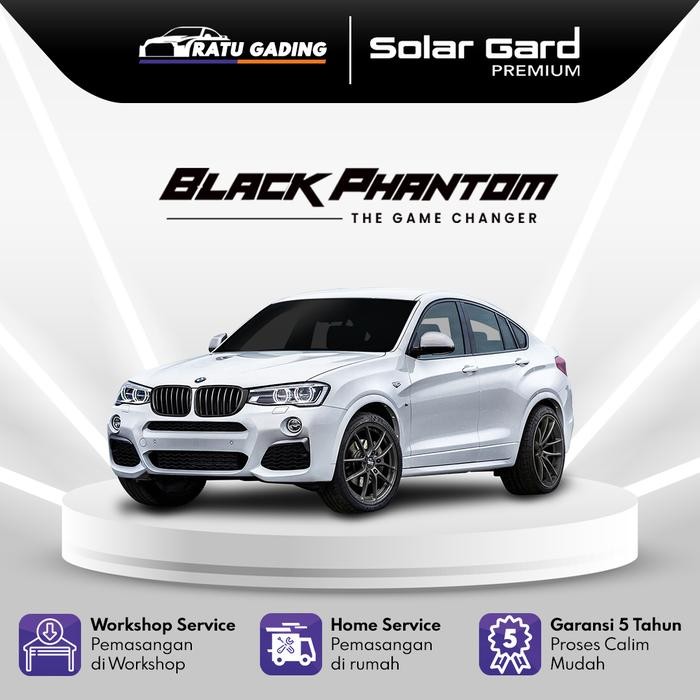 Kaca Film Solargard Black Phantom, Solar Gard Original