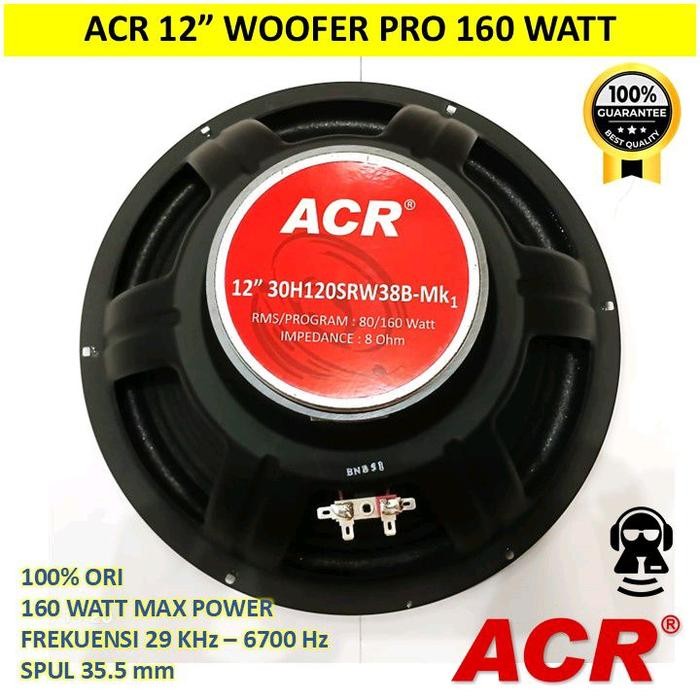 Speaker 12 Inch Woofer ACR PRO - Speaker Woofer Wufer 12 Inch ACR PRO