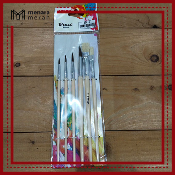 

Kuas lukis set isi 6 - Joyko BR-1