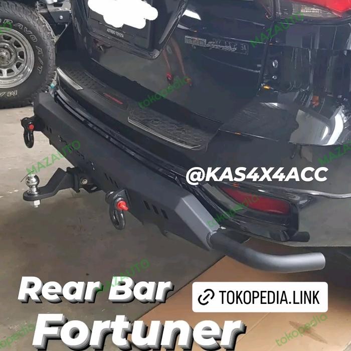 PREMIUM Bemper towing besi belakang fortuner pajero sport 2016 2021
