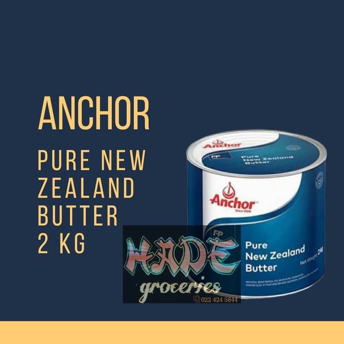 

ANCHOR BUTTER TINNED 2KG PURE SALTED BUTTER NEW ZEALAND