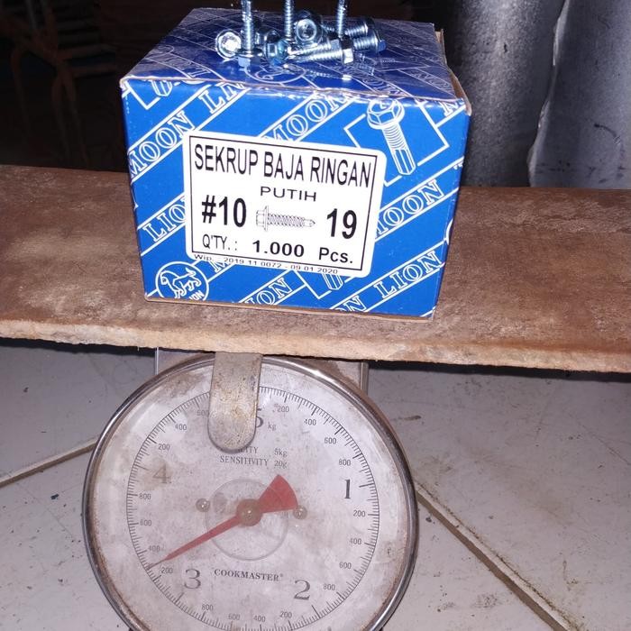 Promo Terbatas Skrup Baja Ringan 10 X 19 Kode L - Paku Roofing - Baut Roofing Aman