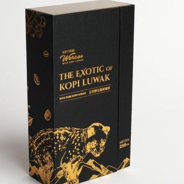 

Kopi Luwak Asli Exotic Wood 250gram premium Bersertifikat halal