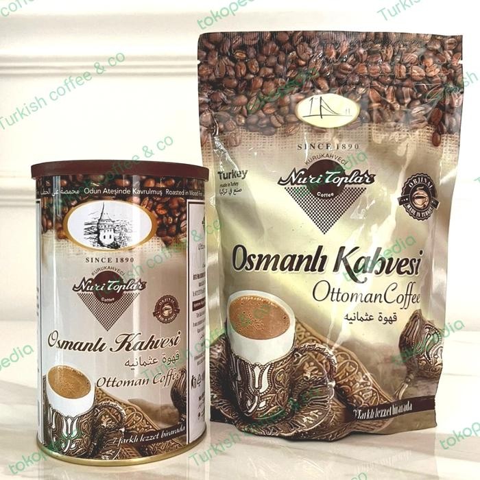 

OTTOMAN COFFEE OSMANLI NURI TOPLAR ROASTED IN WOOD FIRE 25O G