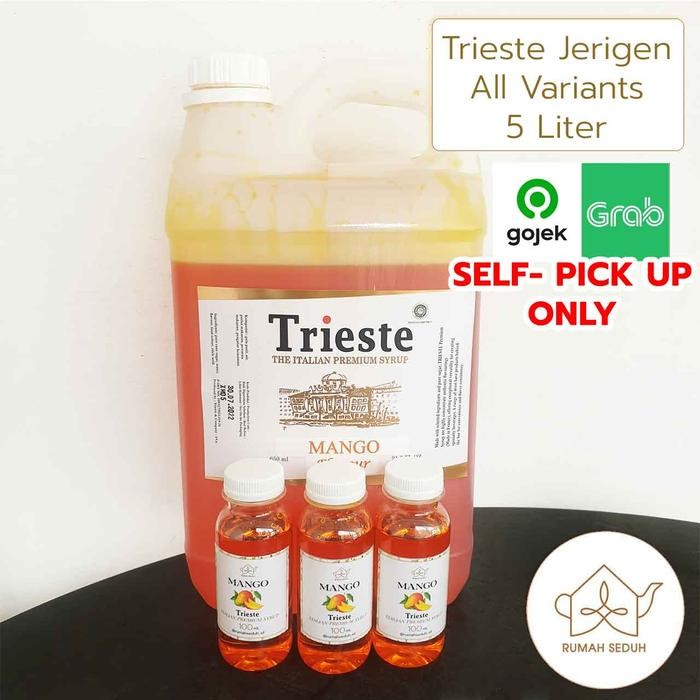 

5L Trieste Syrup All Variants Jerigen