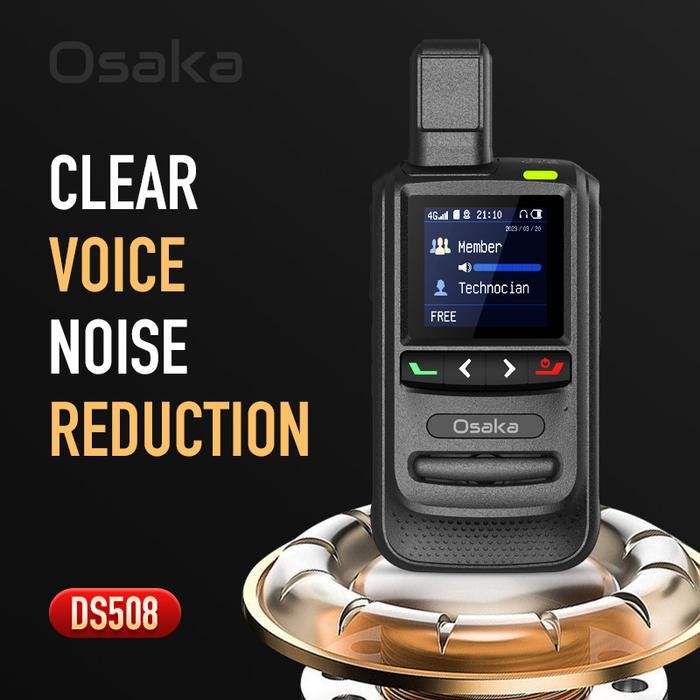 HT POC OSAKA MINI WALKIE TALKIE 4G SERVER PERMANEN