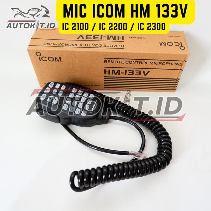 MIC ICOM HM 133V MIK ICOM HM133 HM 133 EXTRAMIC IC 2200 2300 2300H