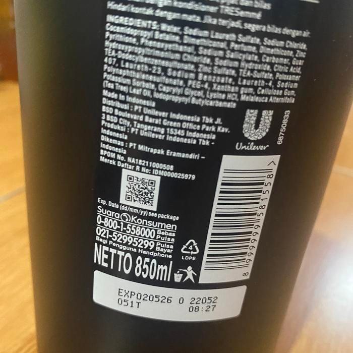 TRESEMME SCALP CARE SHAMPO 850ML