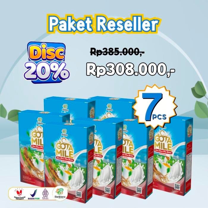 

BARANG TERLARIS Gotamile Susu Etawa Plus Gingseng dan Gula Aren Dairy Milk