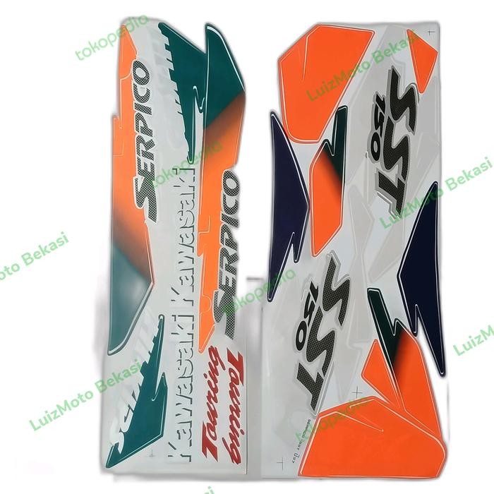 Serpico 150 Striping Stiker Sst Biru