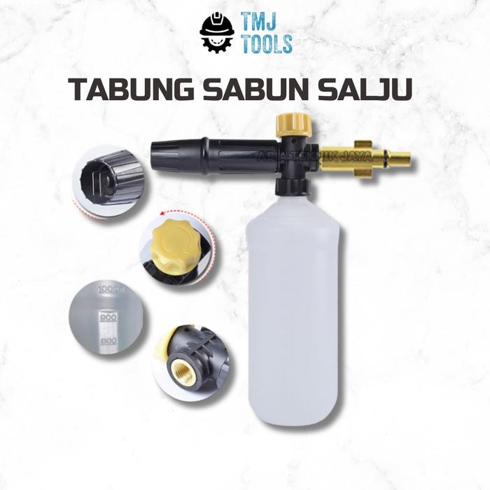 PREMIUM Tabung Sabun Salju Tempat Sabun Salju Jet cleaner Snow Foam Lance Cuci Salju Sprayer Motor