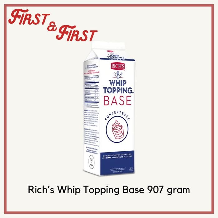 

Stok Baru Rich Whip Topping Base 907 gram
