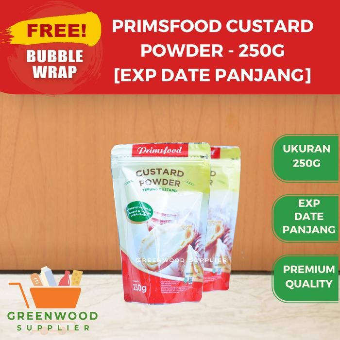 

Stok Baru Primsfood Custard Powder / Tepung Custard - 250G