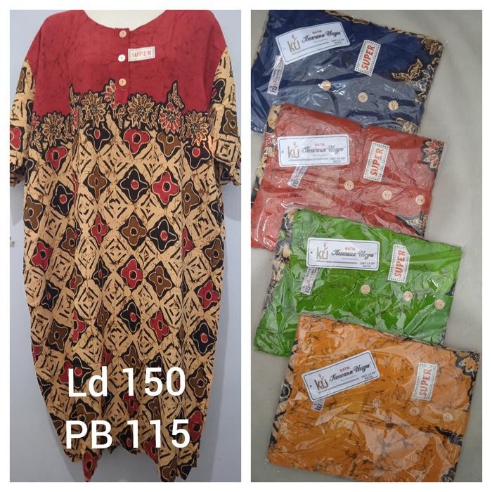 daster jumbo 5l kencana ungu kup