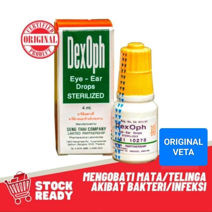 DEXOPH TETES TELINGA MATA AYAM THAILAND SAKIT INFEKSI SNOT CONGEK AYAM