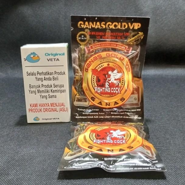 GANAS GOLD VIP SACHET SUPLEMEN AYAM JAWARA RAWATAN VIP PROTEIN TENAGA