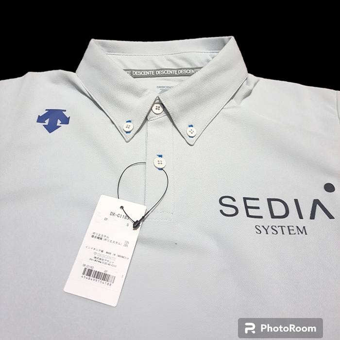 Kaos Polo Golf Descente Original Grey High Quality