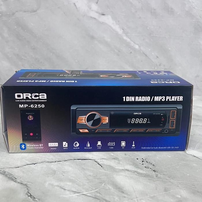 TAPE MOBIL SINGLE DIN USB BLUETOOTH ORCA