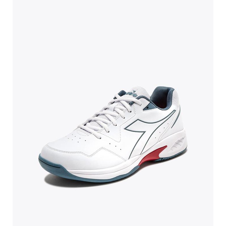 Sepatu Tenis Pria Diadora Volee 6 Dia179100842 White Men Original Bnib Best Seller