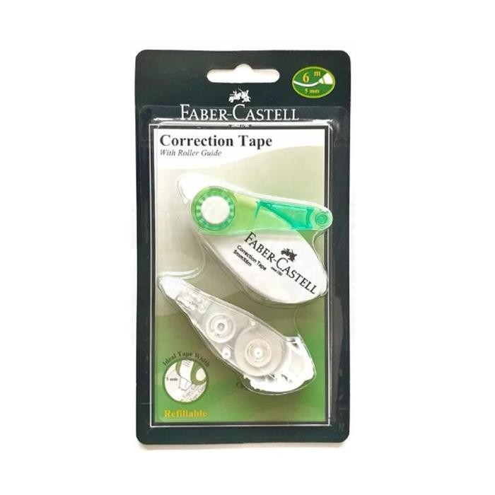 

correction tape faber castell with roller guide free refil kode 432