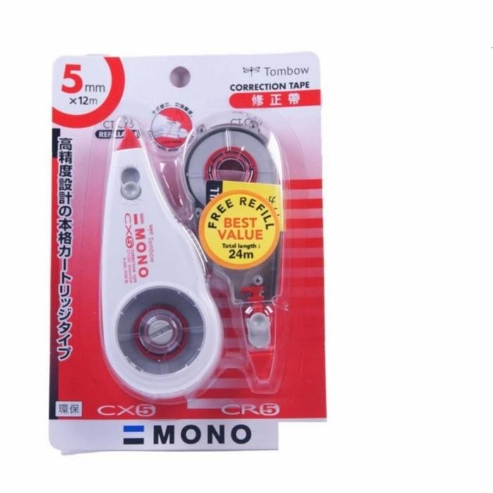 

tip ex correction tape ct-cx5 5 mm x 12 m tombow kode 690