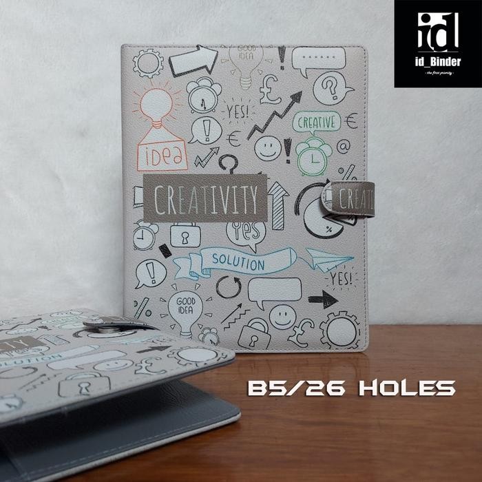 

BINDER PRINTING MOTIP CREATIVITY A5/RING 20, B5/RING 26 KODE 889