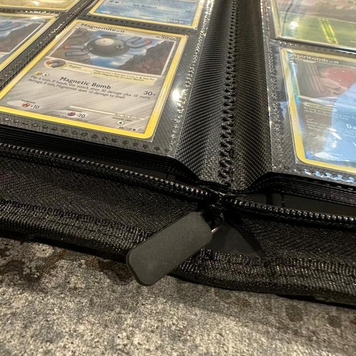 

HICE PREMIUM ZIP ALBUM CARD BINDER 4 POCKET BINDER KARTU POKEMON MAGIC ONE PIECE FLESH AND BLOOD TCG