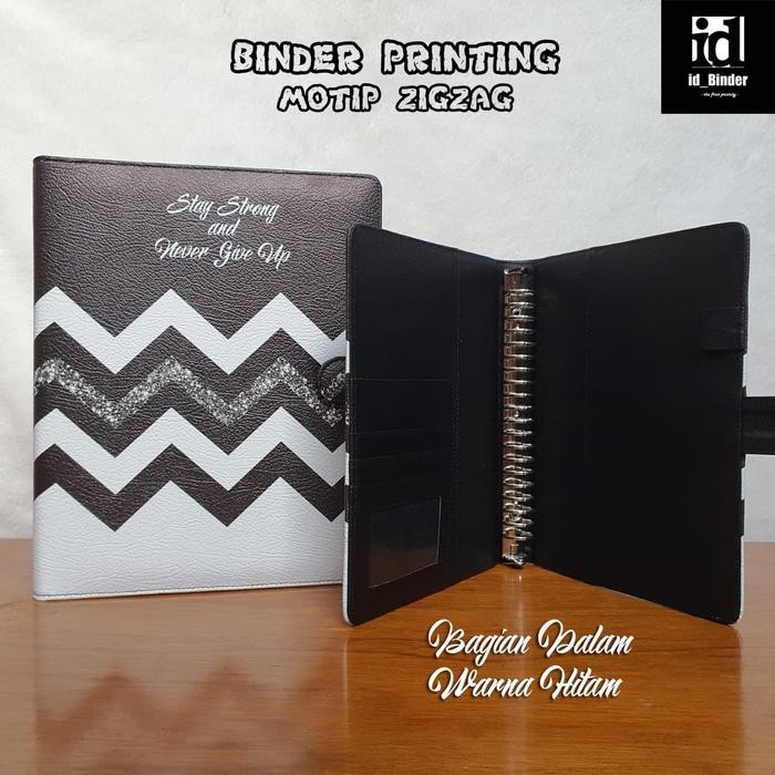 

BINDER PRINTING MOTIP ZIGZAG A5/RING 20, B5/RING 26 KODE 949
