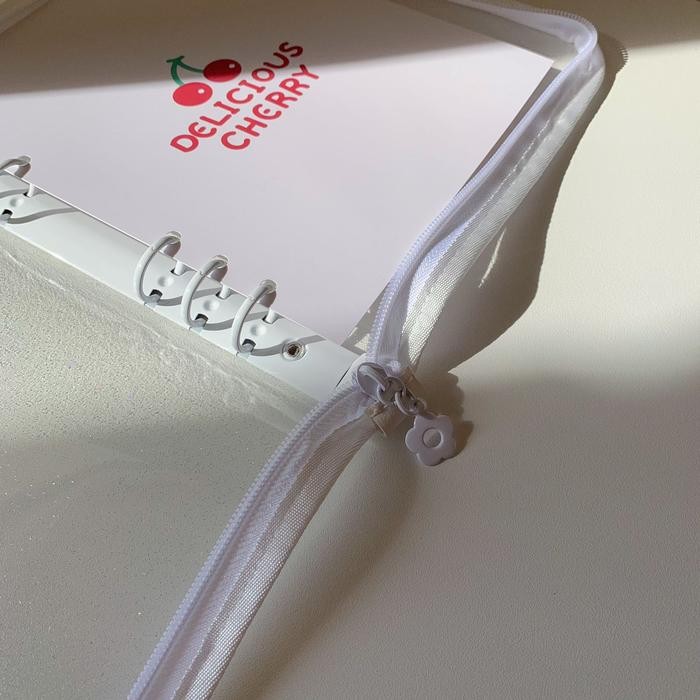 

ZIPPER BINDER 6 RING A5 ALBUM PHOTOCARD POLAROID JOURNAL BOOK KPOP KODE 615