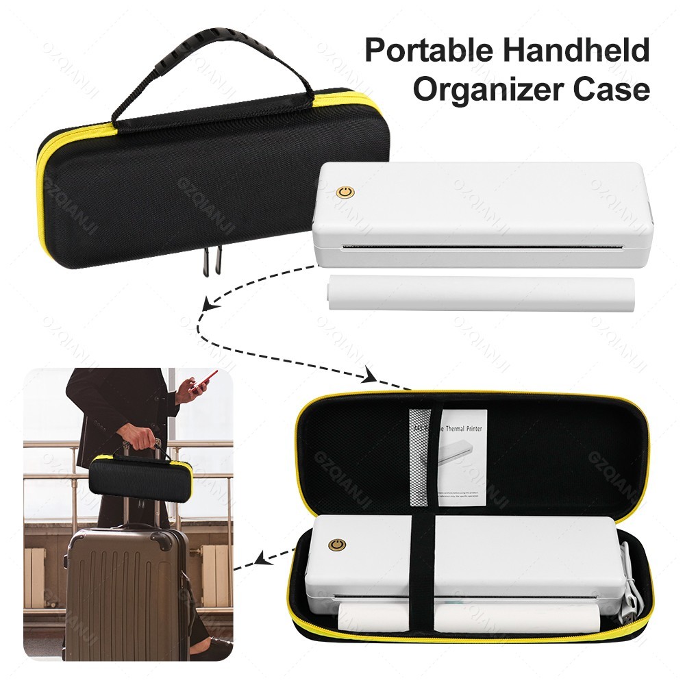 A4 Portable Printer, Lightweight And Compact Thermal Mobile Printer, Wireless Bluetooth Printer For