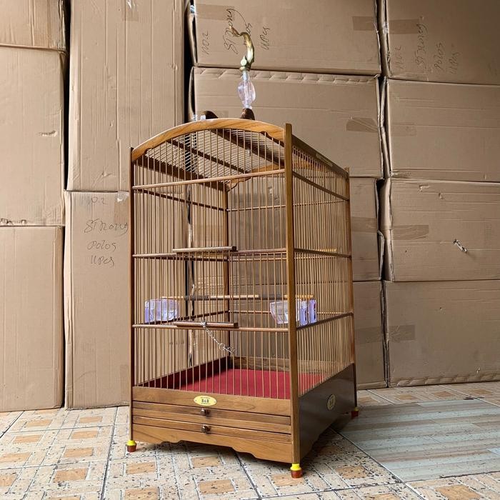 SANGKAR KANDANG KOTAK BNR JATI PREMIUM TIANG KOTAK NO 1 DAN 2