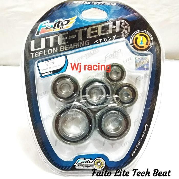Bearing Laher Mesin Komplit Beat, Scoopy Faito Lite Tech