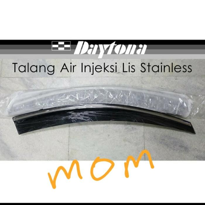 Talang Air Hujan Slim Injection List Chrome Daytona All New Jazz Gk5