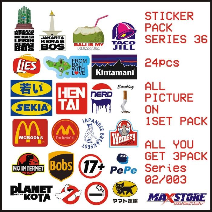 

STICKER KOPER SET 3IN1 ISI 3PACK / SERIES G / STREET STICKER JAPAN / GRAFFITI STICKER / HARAJUKU