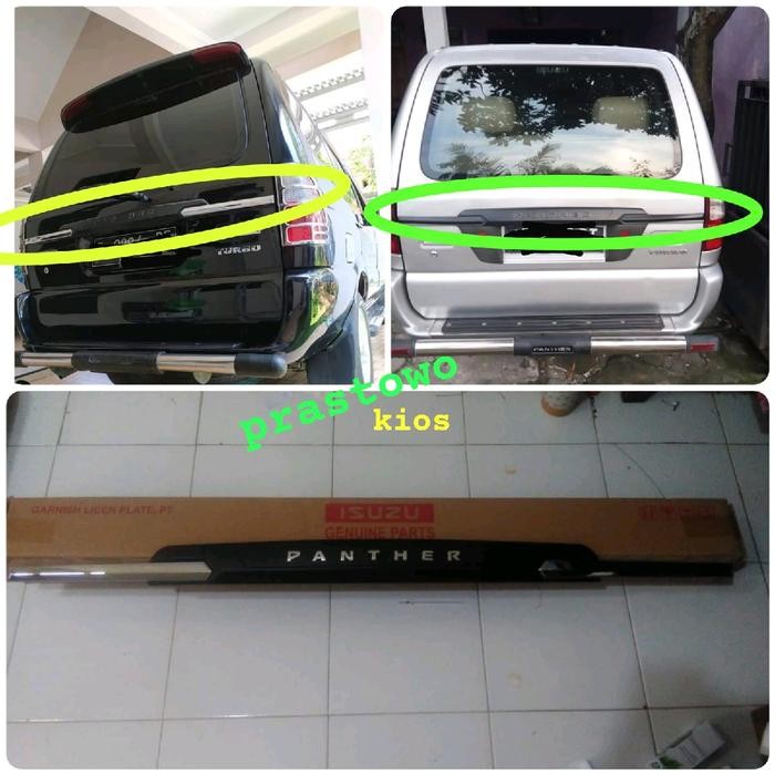 Lis Garnis Trunklid Plat Nomer Isuzu Panther New Kapsul Ori