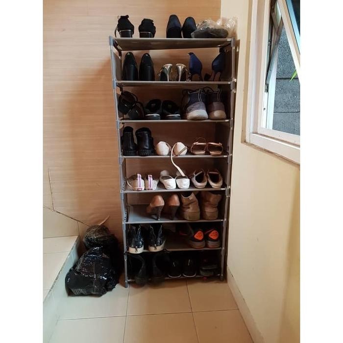 Rak Sepatu 8 Susun Lemari Sepatu 8 Susun Rak Sepatu Non Woven 8 Kotak