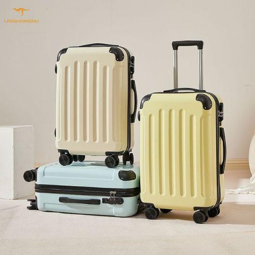 Laoshidaishu Koper 24 Inch jumbo 20 / 22 inch Kabin Bagasi Koper Tas Travel Polo besar anak Beroda